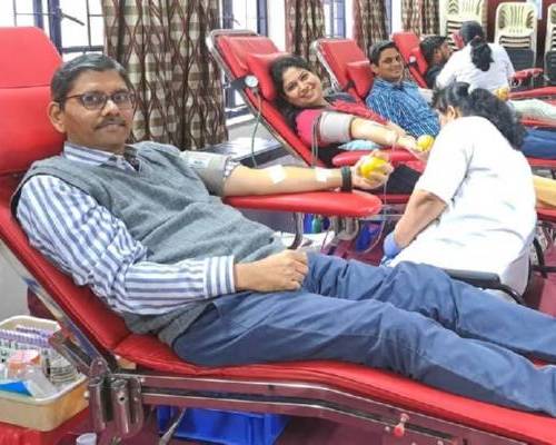 Blood donation camps